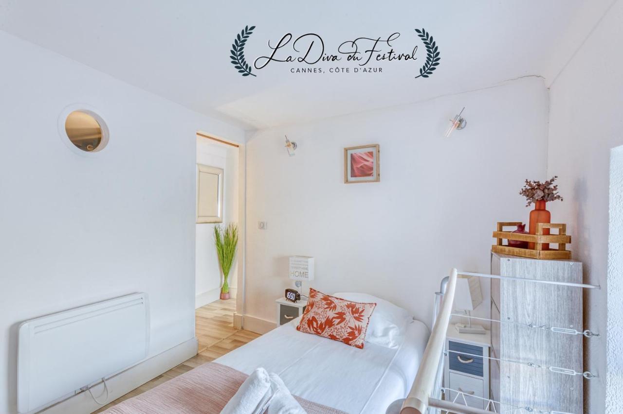 La Diva Du Festival - 10 Mn A Pied Palais & Plages - Cosy & Calme - Clim - Wifi カンヌ エクステリア 写真