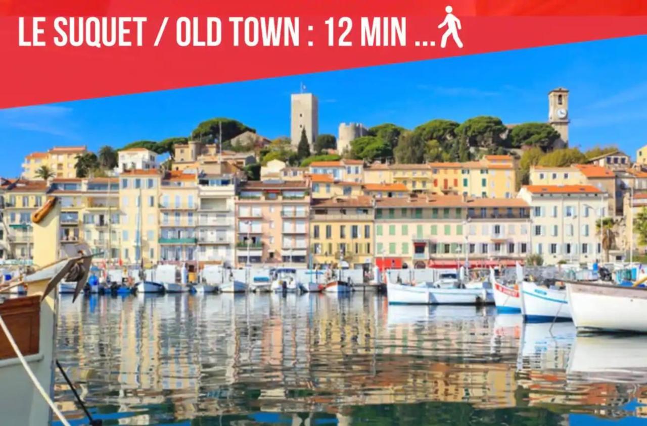 La Diva Du Festival - 10 Mn A Pied Palais & Plages - Cosy & Calme - Clim - Wifi カンヌ エクステリア 写真