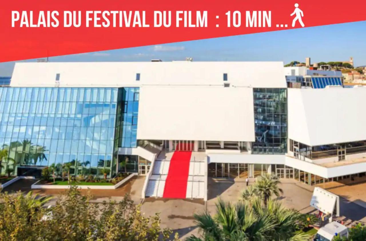 La Diva Du Festival - 10 Mn A Pied Palais & Plages - Cosy & Calme - Clim - Wifi カンヌ エクステリア 写真
